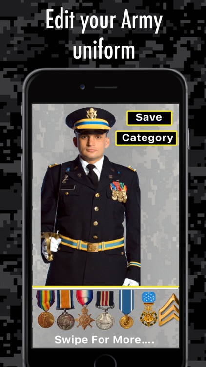 Army Service Uniform Editor by Free Exclusive Applications LLC