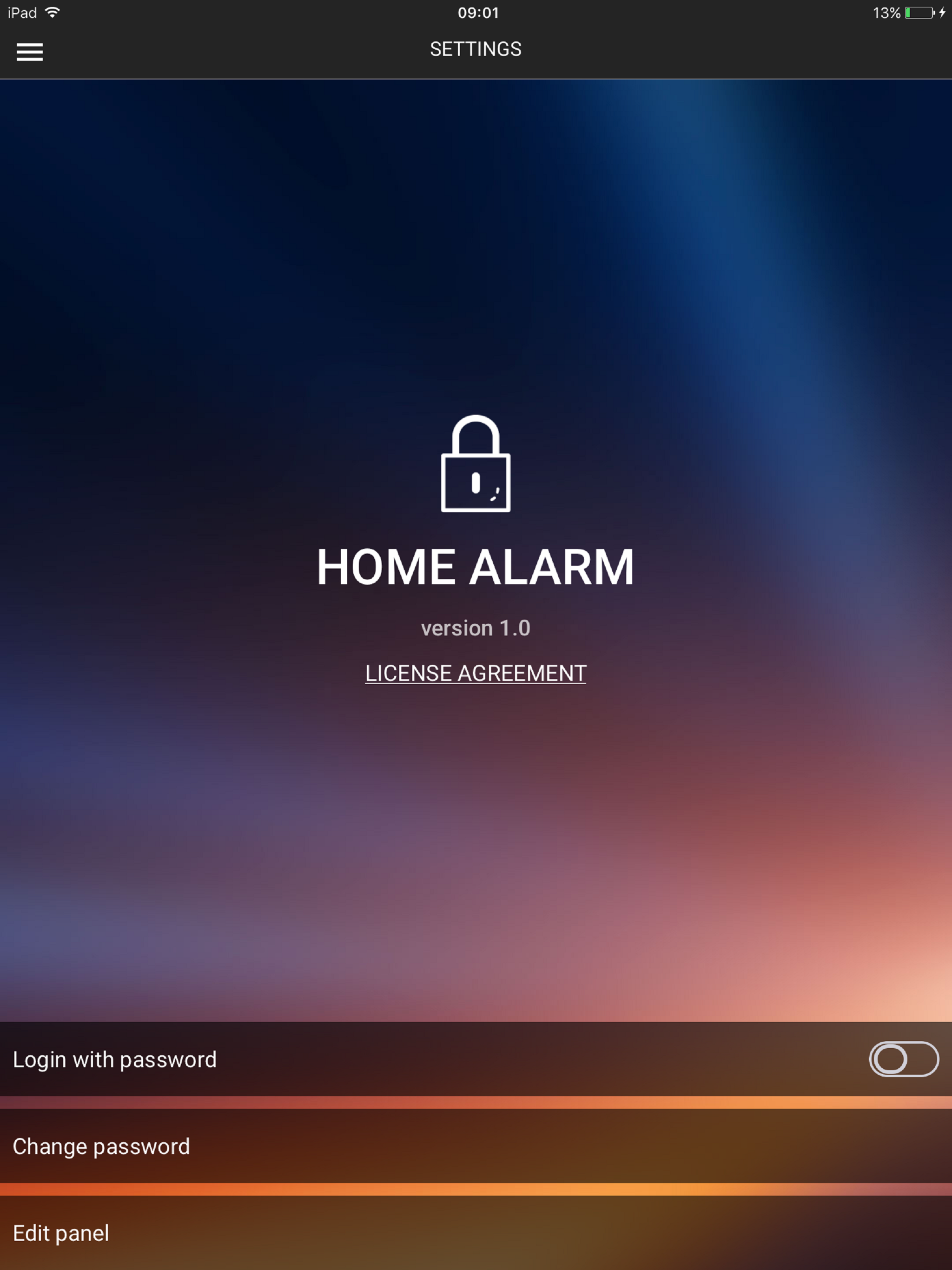 BTicino Home Alarm