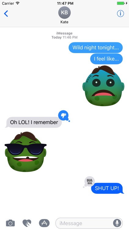 Zombie - Stickers for iMessage