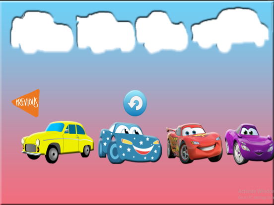 Fun Filled Learning Kids Car Shapes Stencil Puzzle iPad screenshot