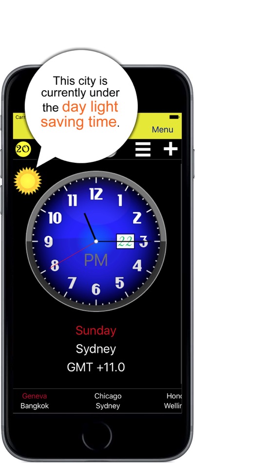 #2. aClocks Premium Analog Clocks (iOS) 由: Tomoyuki Okawa