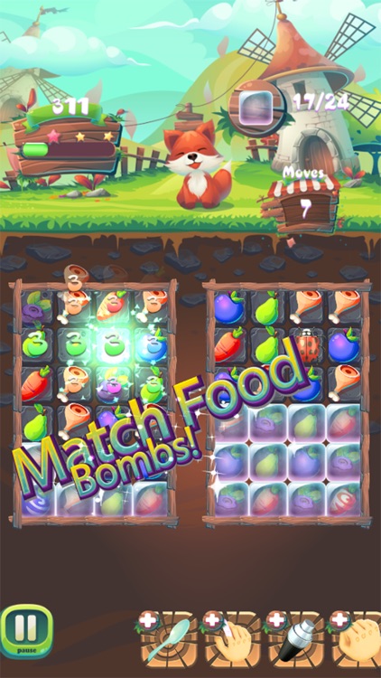 Feed The Fox : Fruit Match 3