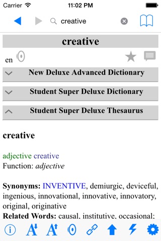 Student Advanced Dictionary Deluxe screenshot 2