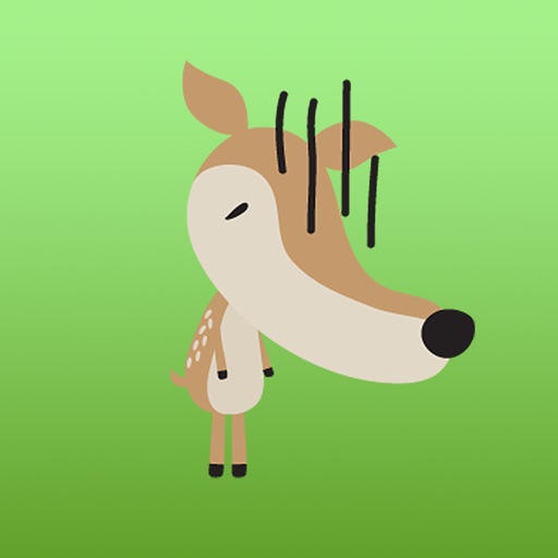 Funny Deer Daily Life English Sticker icon