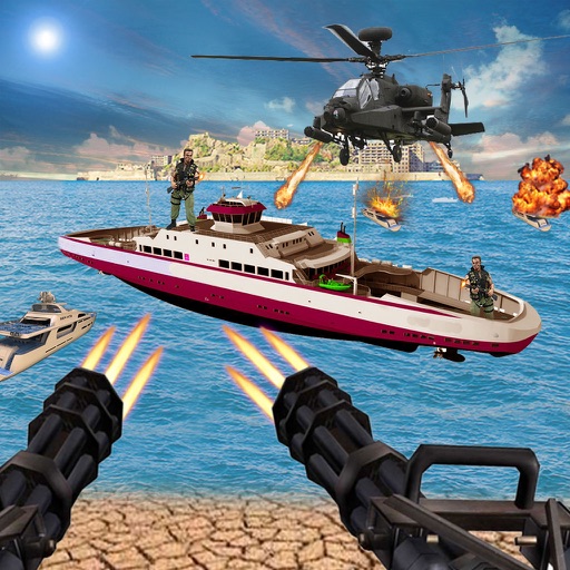 Navy Gunner Combat War 2017 iOS App