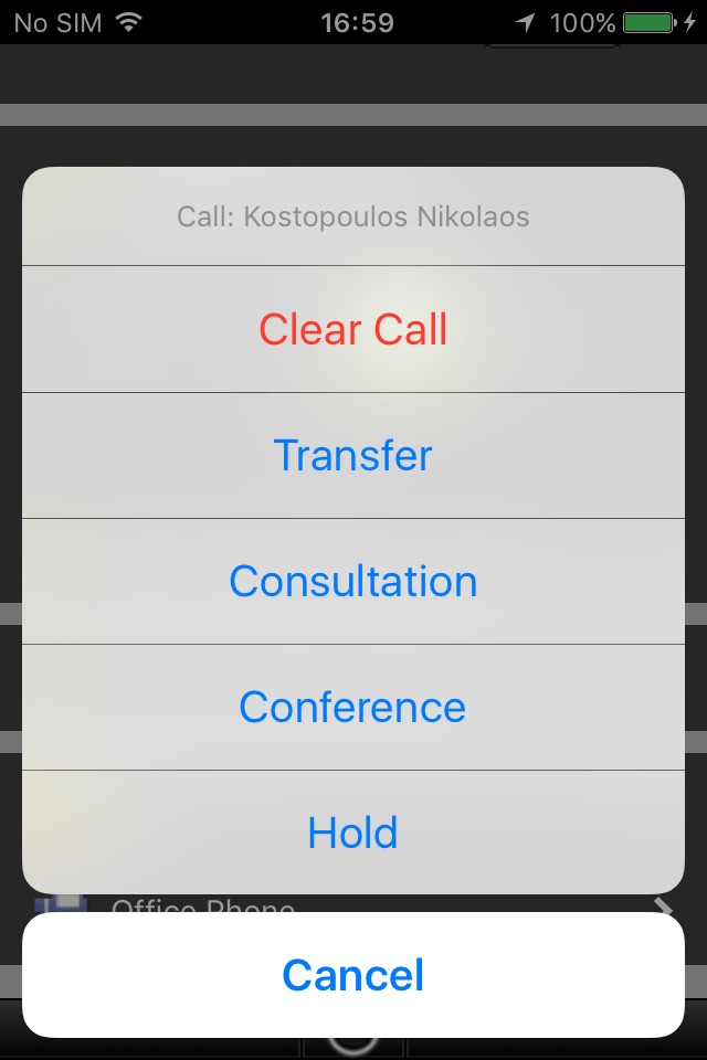 OpenScape Mobile screenshot 2