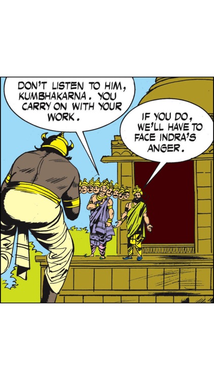 Kumbhakarna - Ravana's brother - Amar Chitra Katha screenshot-3