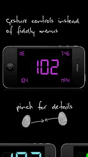 speedglow speedometer - gesture controlled speedo iphone resimleri 2