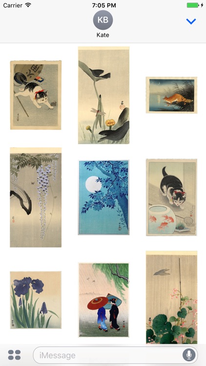 Ohara Koson Artworks Stickers