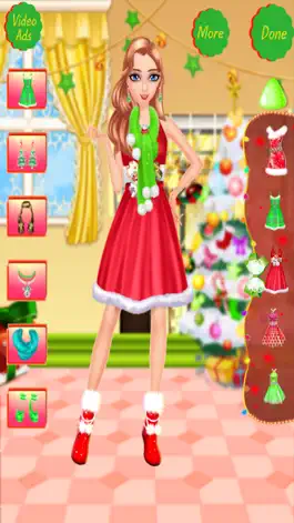 Game screenshot Christmas Salon - Makeover Dress up Games For Girl hack