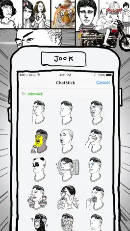 Game screenshot Jookgru Family Jook Funny Stickers for iMessage mod apk