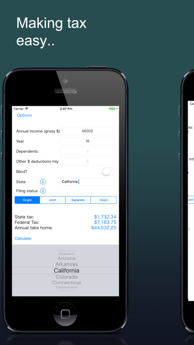 Screenshot #1 pour Net Pay Salary Calculator US
