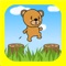 Hop, step, and jump your way to the goal so the bear doesn't fall from the logs