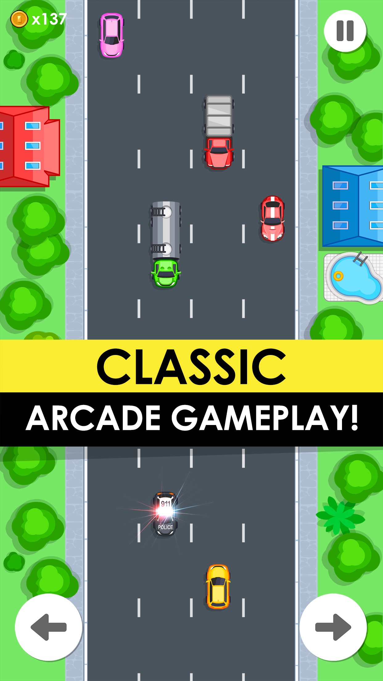 Screenshot 1 of Drive Fast -  2d Retro Racing