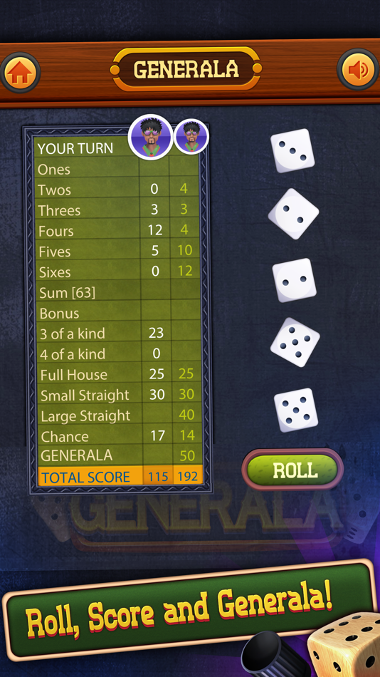#4. Generala+ (iOS) 由: Ironjaw Studios Private Limited