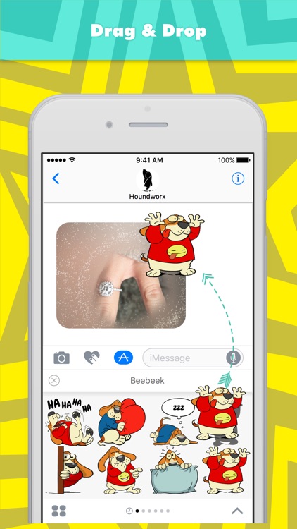 Beebeek stickers by HOUNDWORX