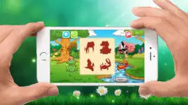 Game screenshot Drag Drop and Match Shadow Animals for kids apk