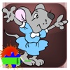 Mouse and Tom Coloring Book Game for Kids