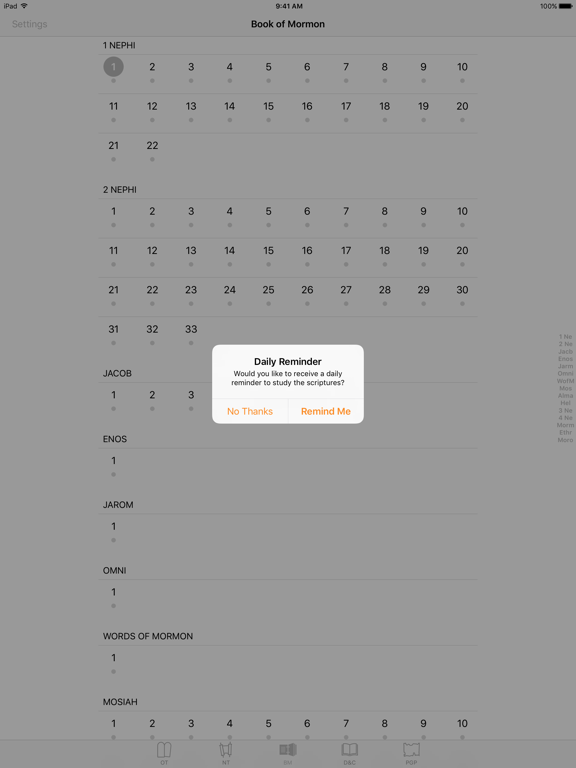 LDS Scripture Focus iPad screenshot 5 - Book app