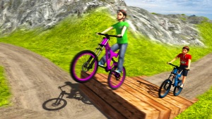 Uphill Bicycle Rider Kids - Offroad Mountain Climb screenshot #3 for iPhone
