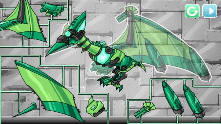 Dino Robot - Ptera Green