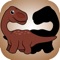 Dinosaurs Shadow Puzzle for kids