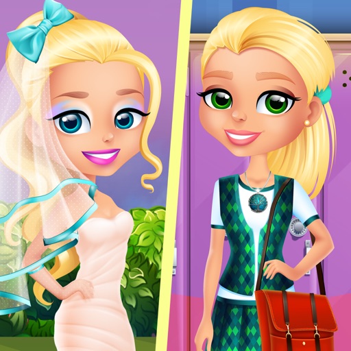 Ava Grows Up - Makeup, Makeover, Dressup Girl Game Icon