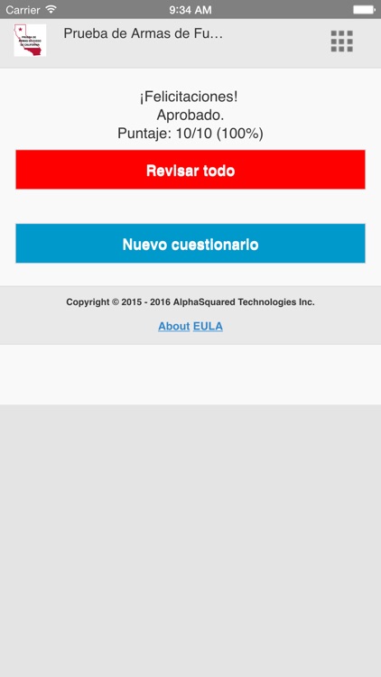 California Firearms Test - Spanish