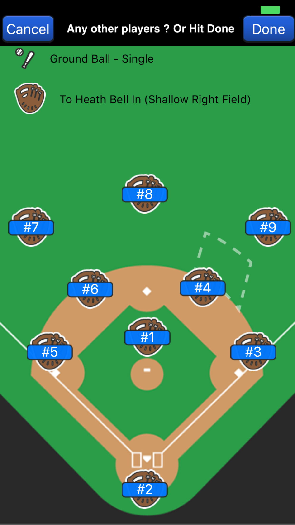 Amateur Baseball Scoring App