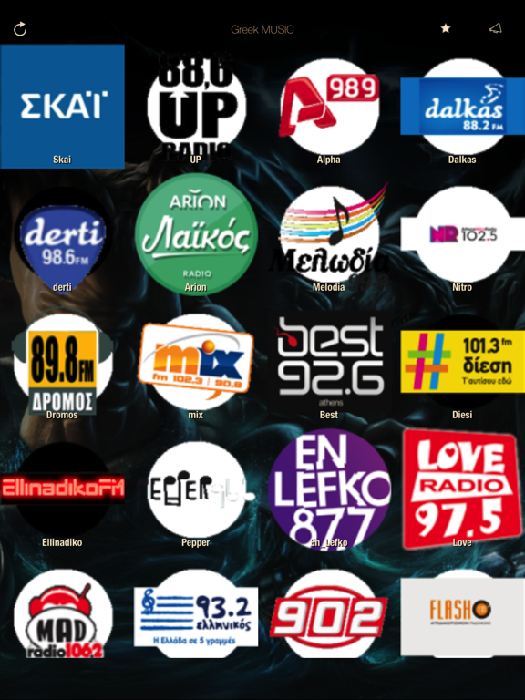 Screenshot #4 pour Greek Music Radio ONLINE FULL from Athens Greece