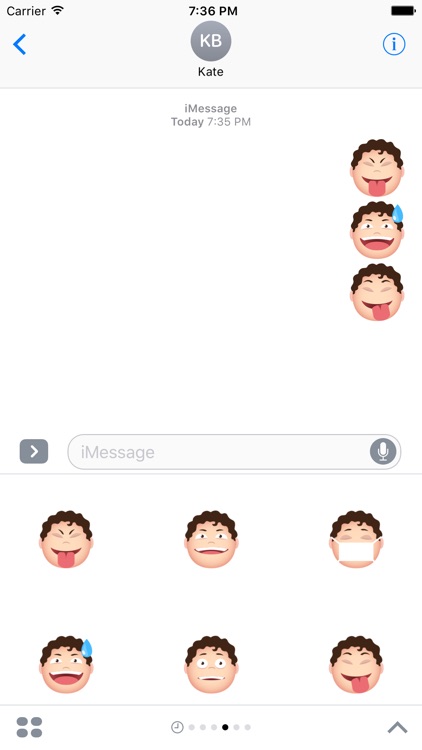 Baby Face Emotion Stickers