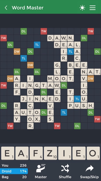 Word Master - Practical scrabble-like board game