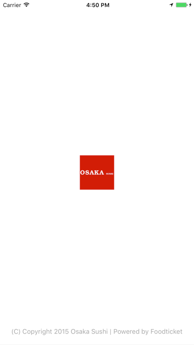 Osaka Sushi Restaurant app screenshot