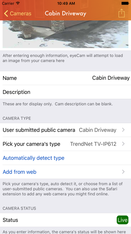 #4. eyeCam (iOS) 由: Devin Uhrich