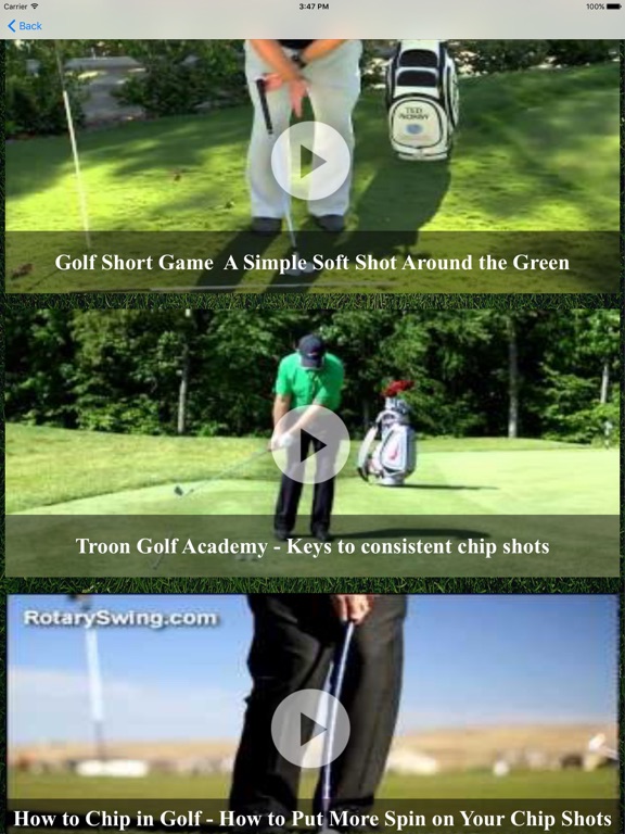 Screenshot #5 pour Golf Training and Coaching