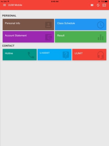 UUM Mobile for Student - náhled