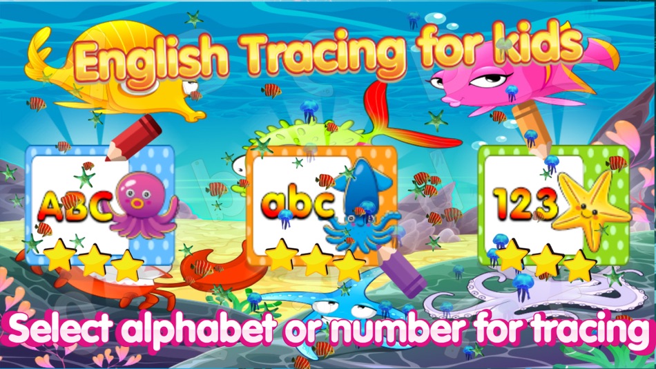 ABC tracing number alphabet 1st grade classroom - 1.0 - (iOS)