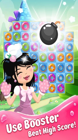 Donut Blast Pop Legend - Sweet Yummy Match 3 Gameのおすすめ画像3