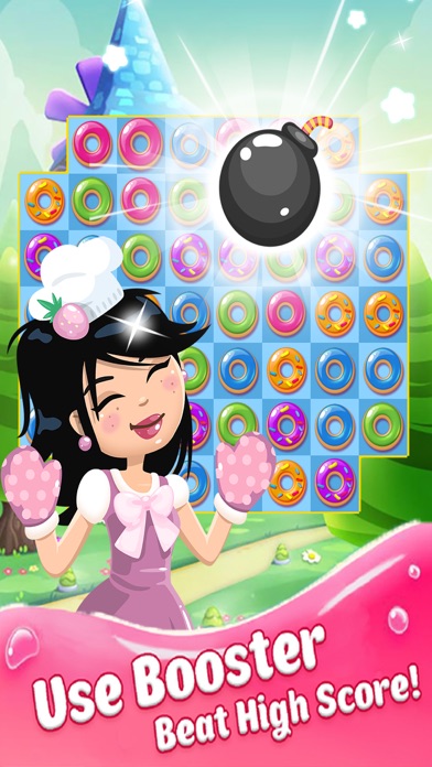Screenshot #3 pour Donut Blast Pop Legend - Sweet Yummy Match 3 Game