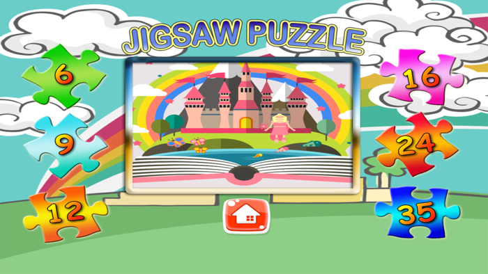 Magic of Book Jigsaw Puzzle Free Kids Art Table