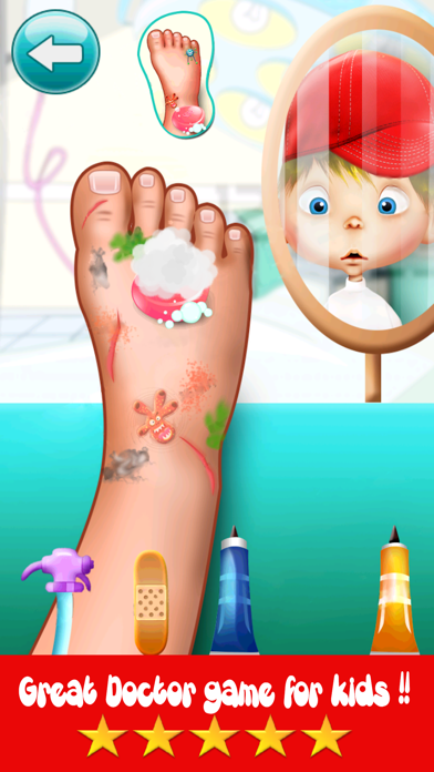 Screenshot #1 pour Kids Foot Doctor : Kids Games & doctor games