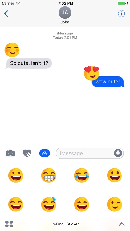 mEmoji Sticker - Messenger Style Emoji Stickers