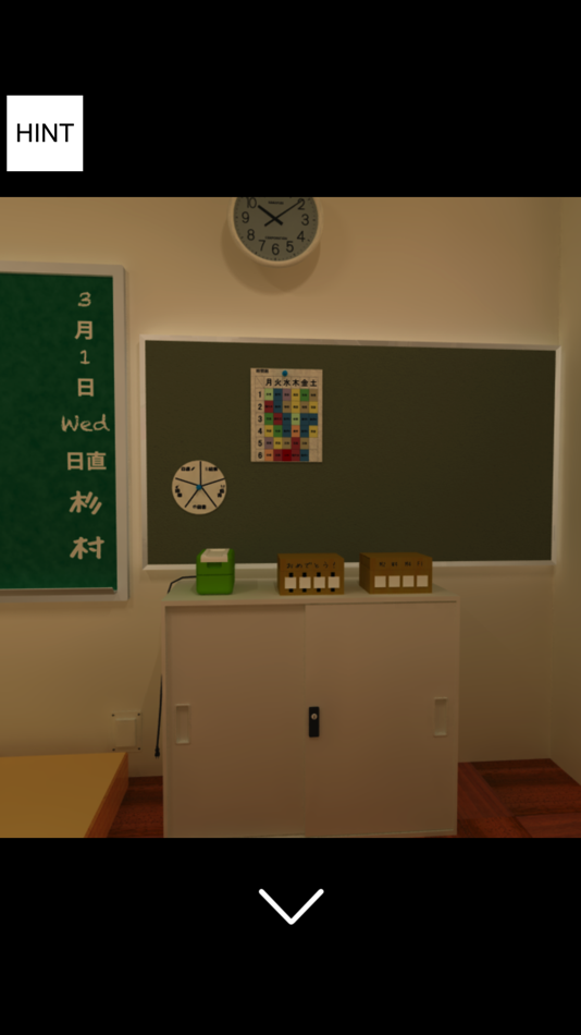 #4. Escape Game-ClassRoom 新作脱出ゲーム (iOS) Podle: NAKAYUBI CORPORATION