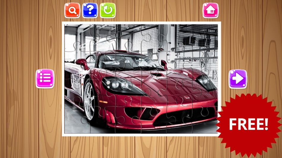 Sport Cars Jigsaw Puzzle Game For Kids and Adults - 1.0 - (iOS)