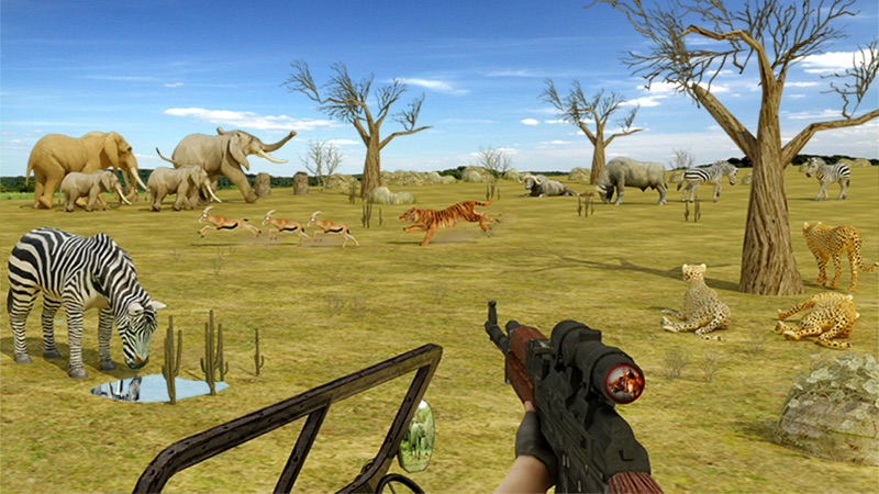 Safari Sniper Animal Hunting Game screenshot 1
