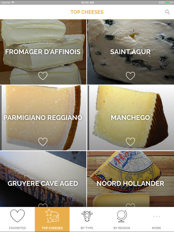 Venissimo Cheese Mobile App
