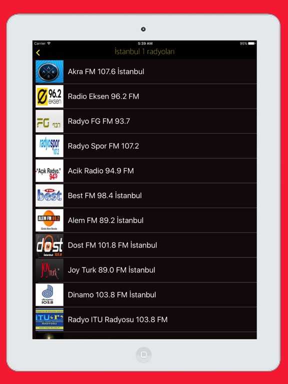 Screenshot #5 pour Radyo Türkiye FM - Radyolar Türkçe / Radio Canli