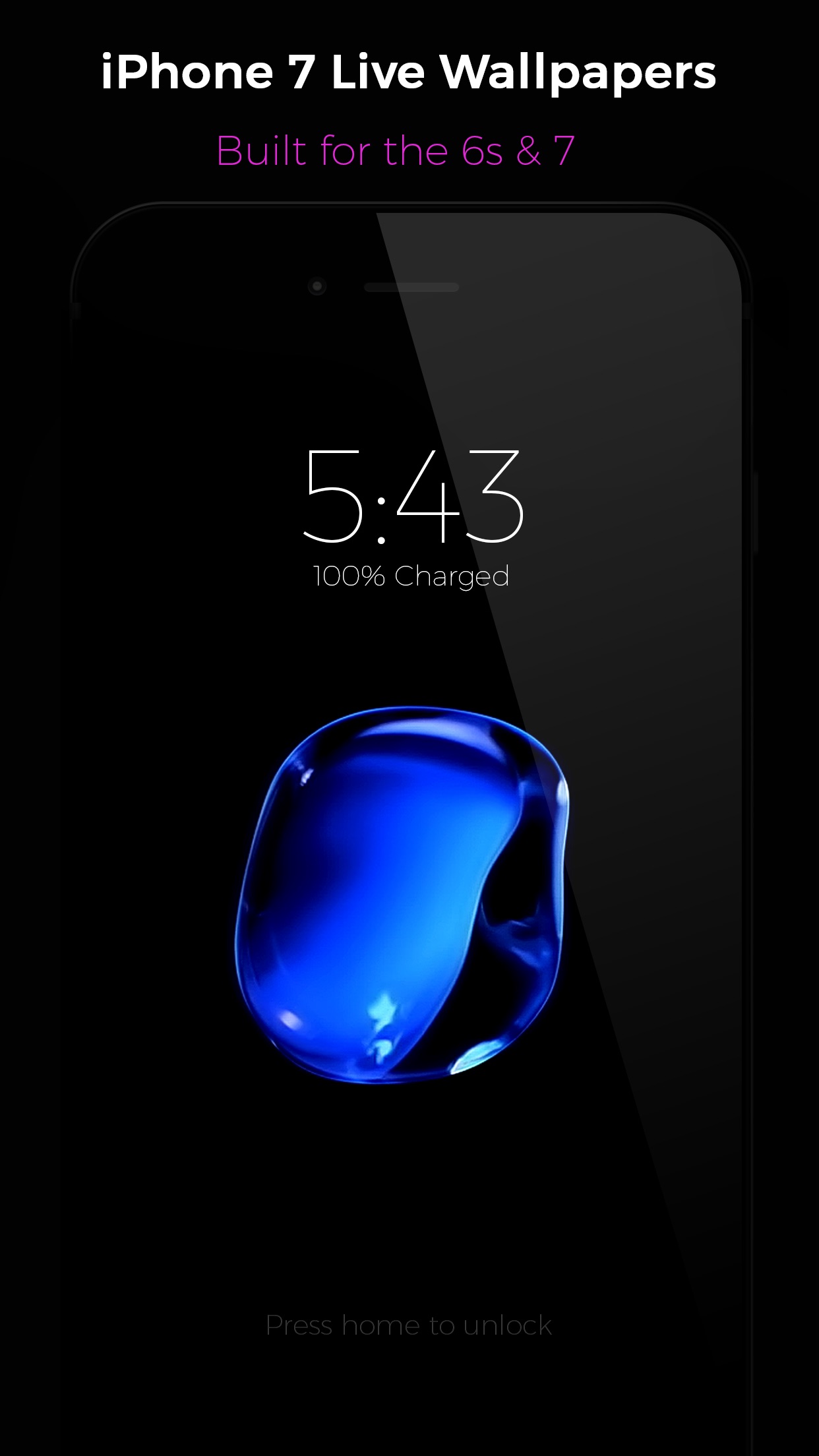 Black Lite - Live Wallpapers by Ronan Stark