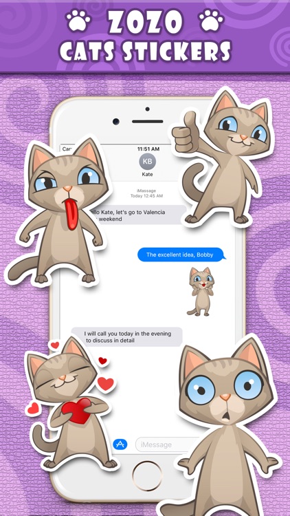 Zozo Cat Stickers