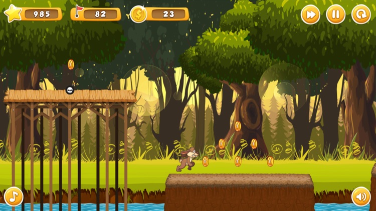 Running games: rabbit run fast bunny jumping game by Tanit Pongtreera